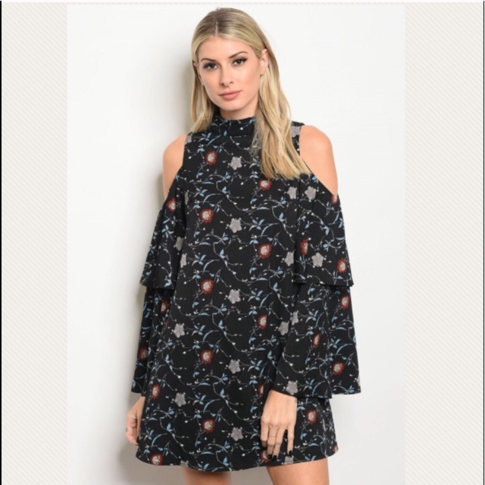 Floral mini dress
